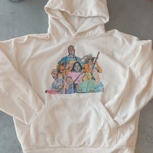 Zach Bryan Quittin Time 2024 Official hoodie cream L